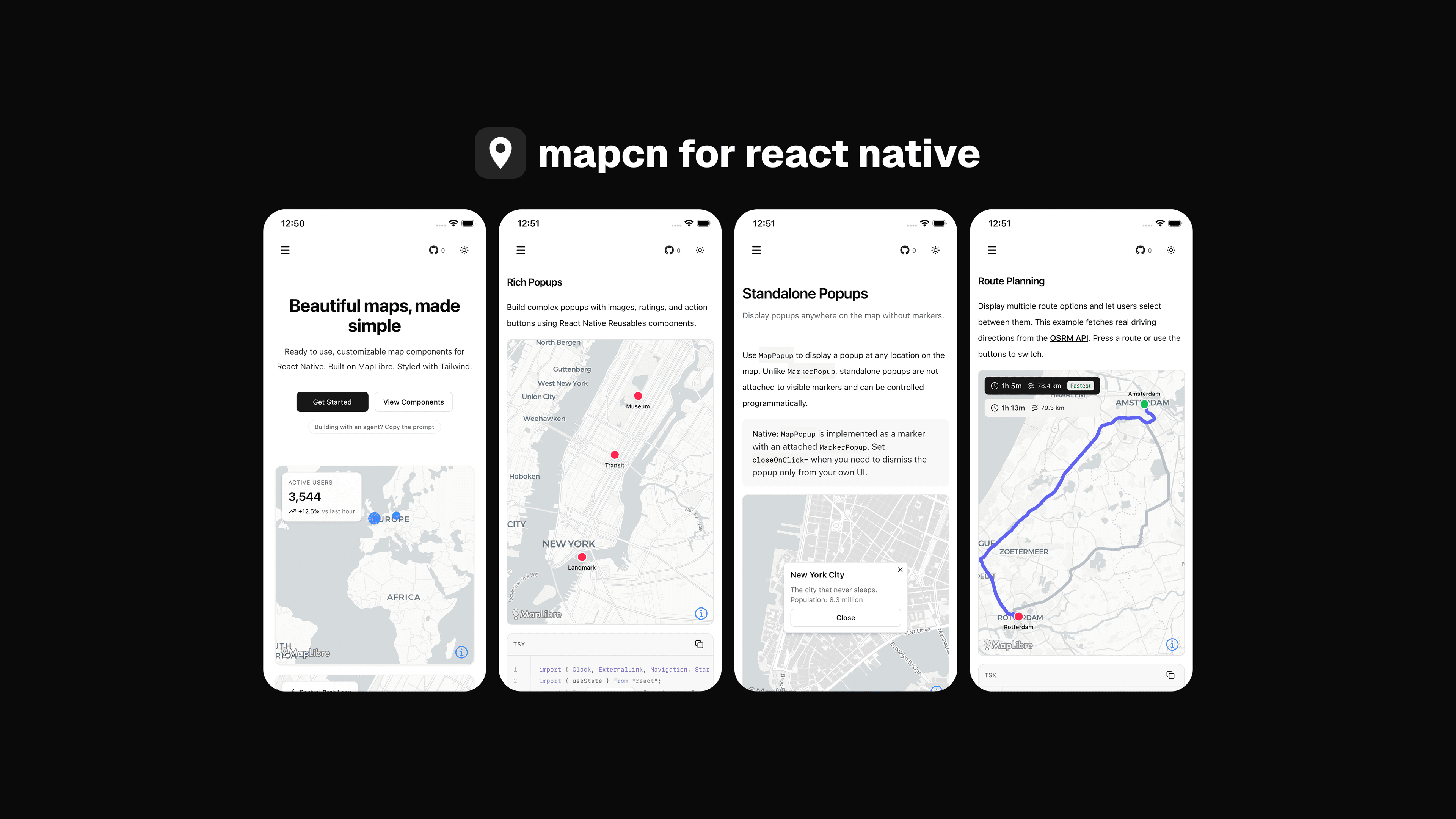 mapcn for React Native